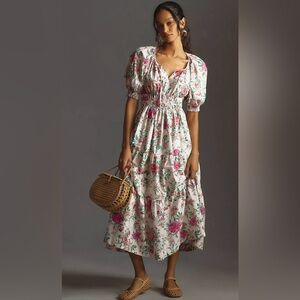 Anthropologie The Somerset Maxi Dress: Puff-Sleeve Edition